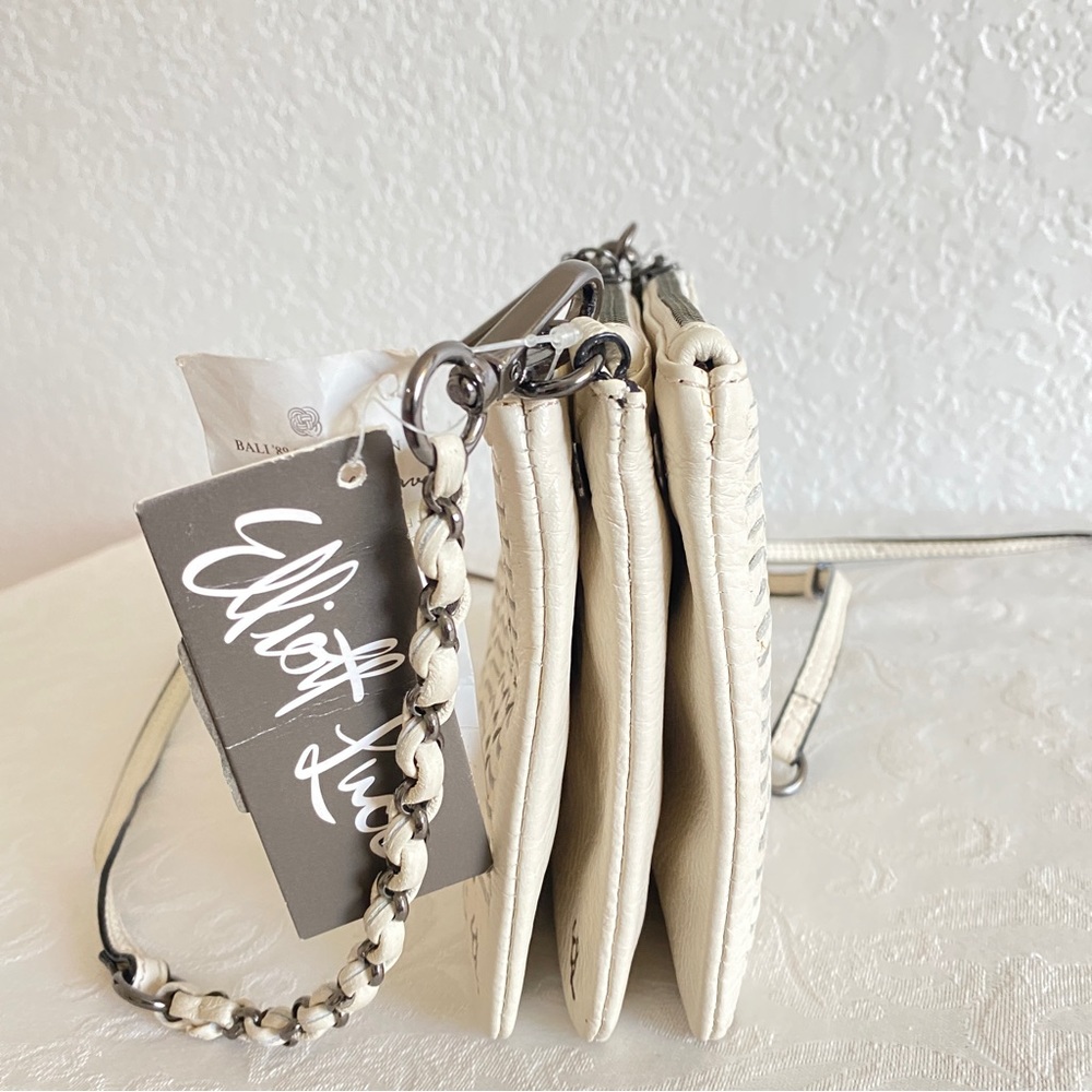 elliott lucca ivory woven trio bag - Picture 3 of 8